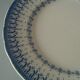 Old plate creil earthenware and Montereau model Flora rockery