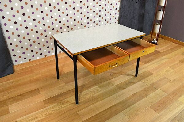 Bureau vintage formica années 1960