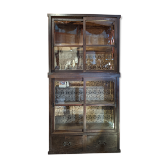Vitrine double de présentation Japon vers 1920