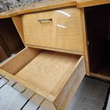 Small vintage sideboard 1960 compass foot