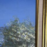 Modern Impressionist School HST - Nicolas Barriere - Landscape of the South la Ci