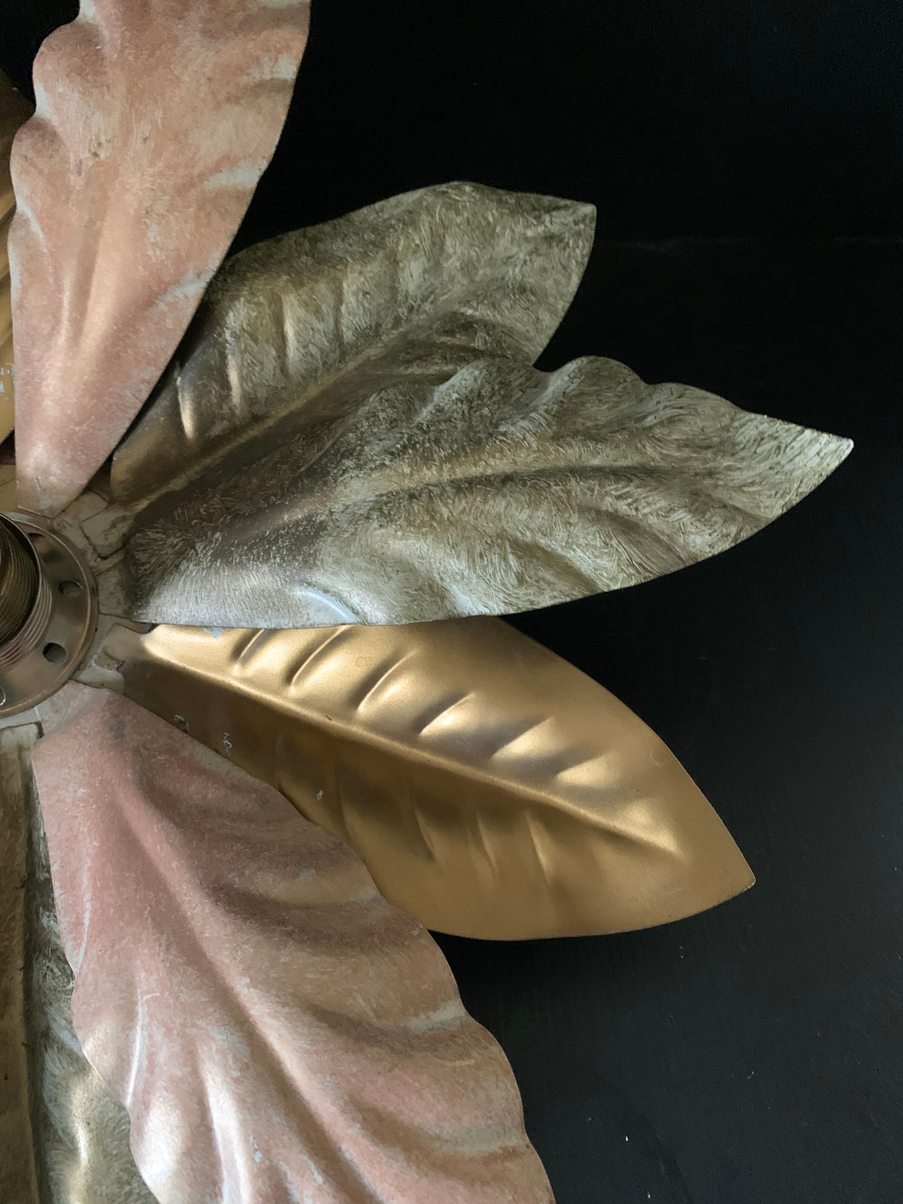 Golden flower applique