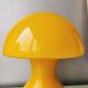 Vintage 80s glass table lamp