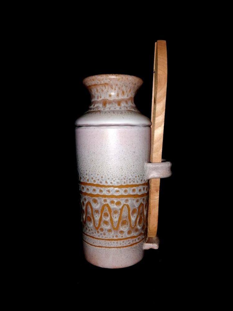 Ceramic pickle pot signed by Jean Austruy (1926-2012) St-Marcelin.