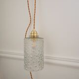 Soaked glass pendant lamp