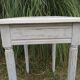 Side table 1900s restyled patinated gray