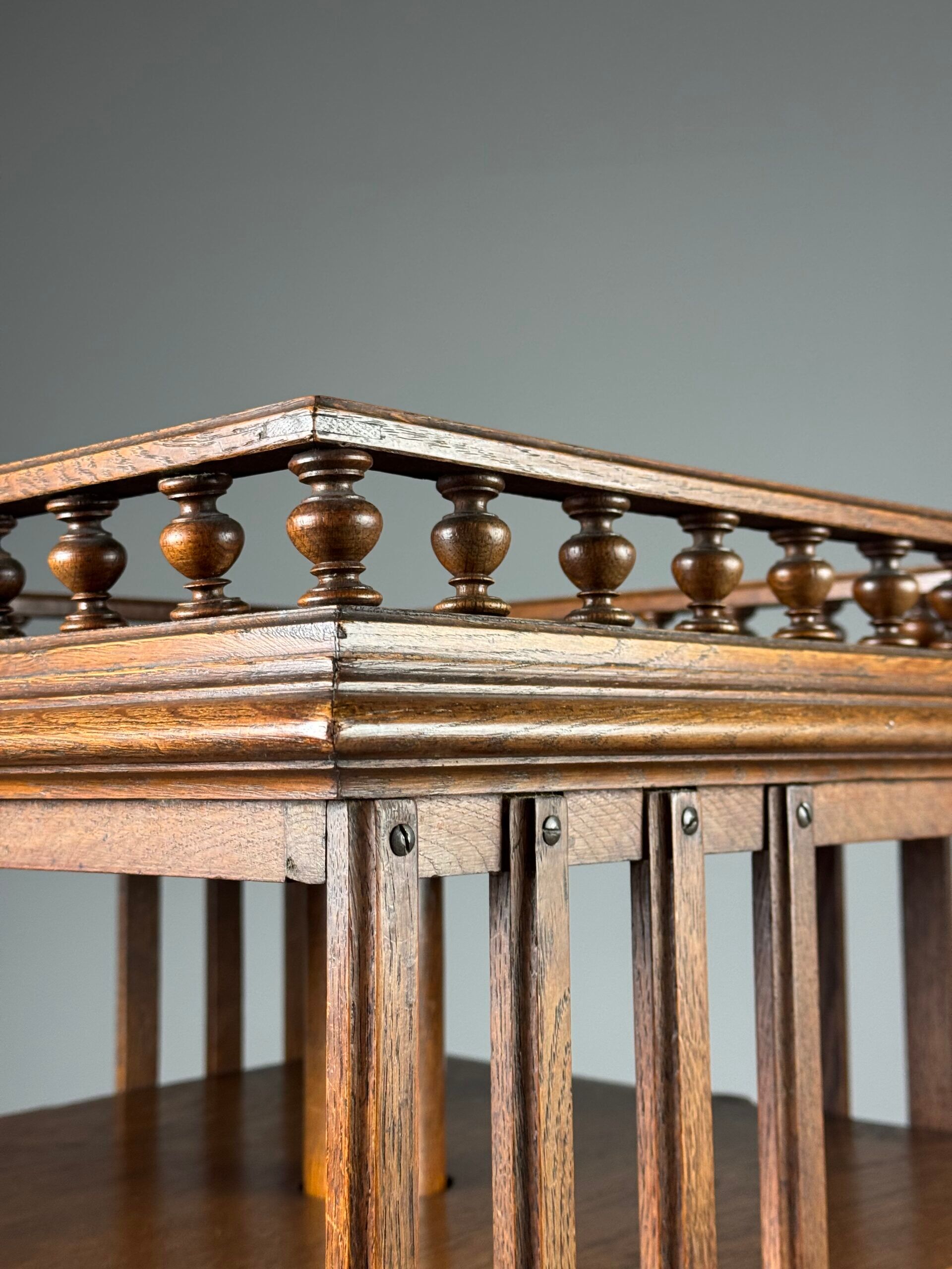 Oak book carousel ca. 1900