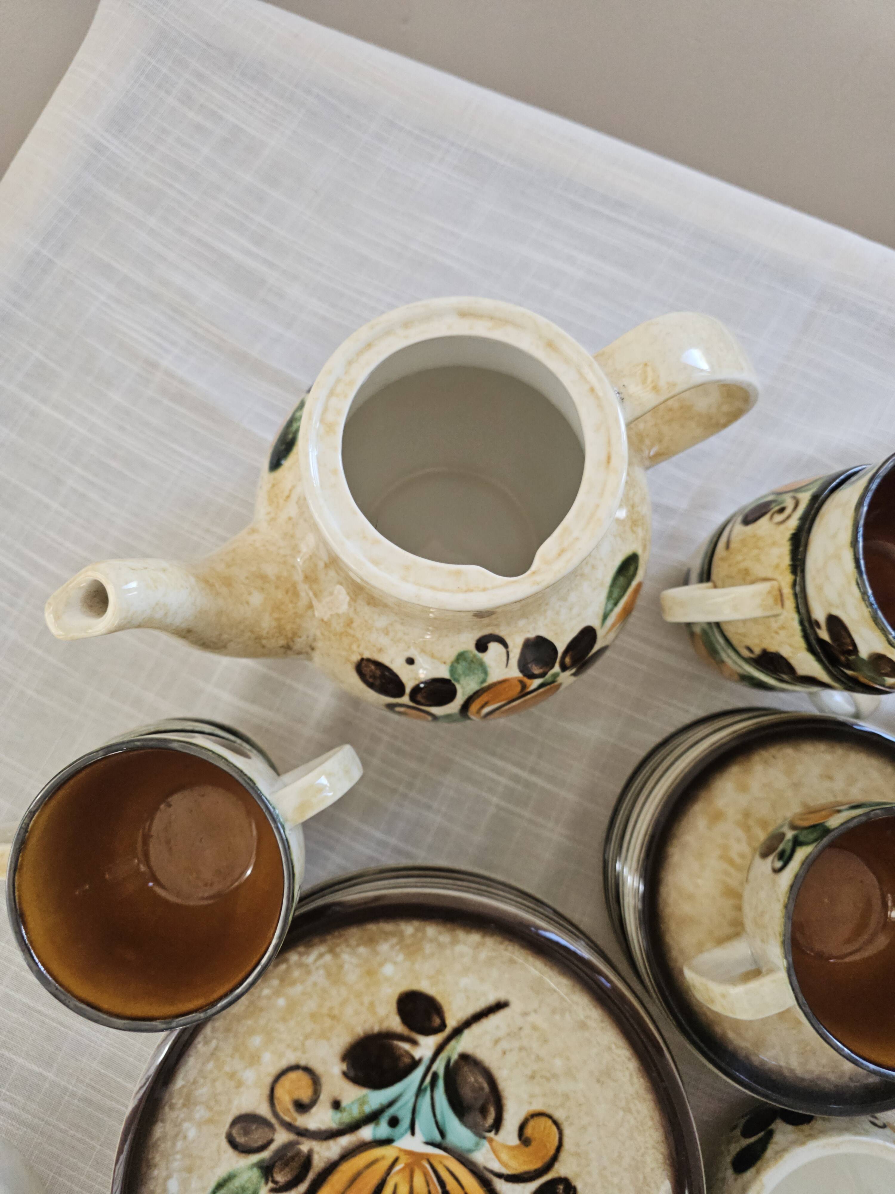 Coffee service for 10 people Boch La Louvière Corfu collection
