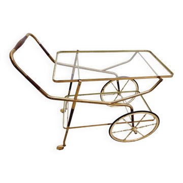 Hollywodd Regency / Neo-classical Serving or drinks trolley, Italy 1950s
