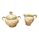 Sugar bowl and milk jug French porcelain FD