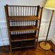 Étagère en bambou pliable vintage