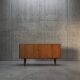 Vintage Mid-Century Scandinavian Modern Classic Teak High Sideboard