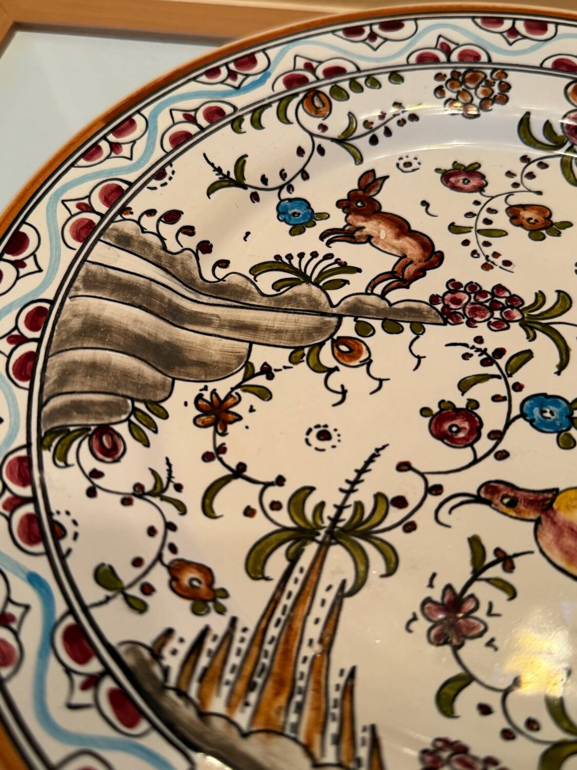 Decorative plate from the 60s