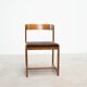 Set of four Italian dining chairs attr. to Willy Rizzo