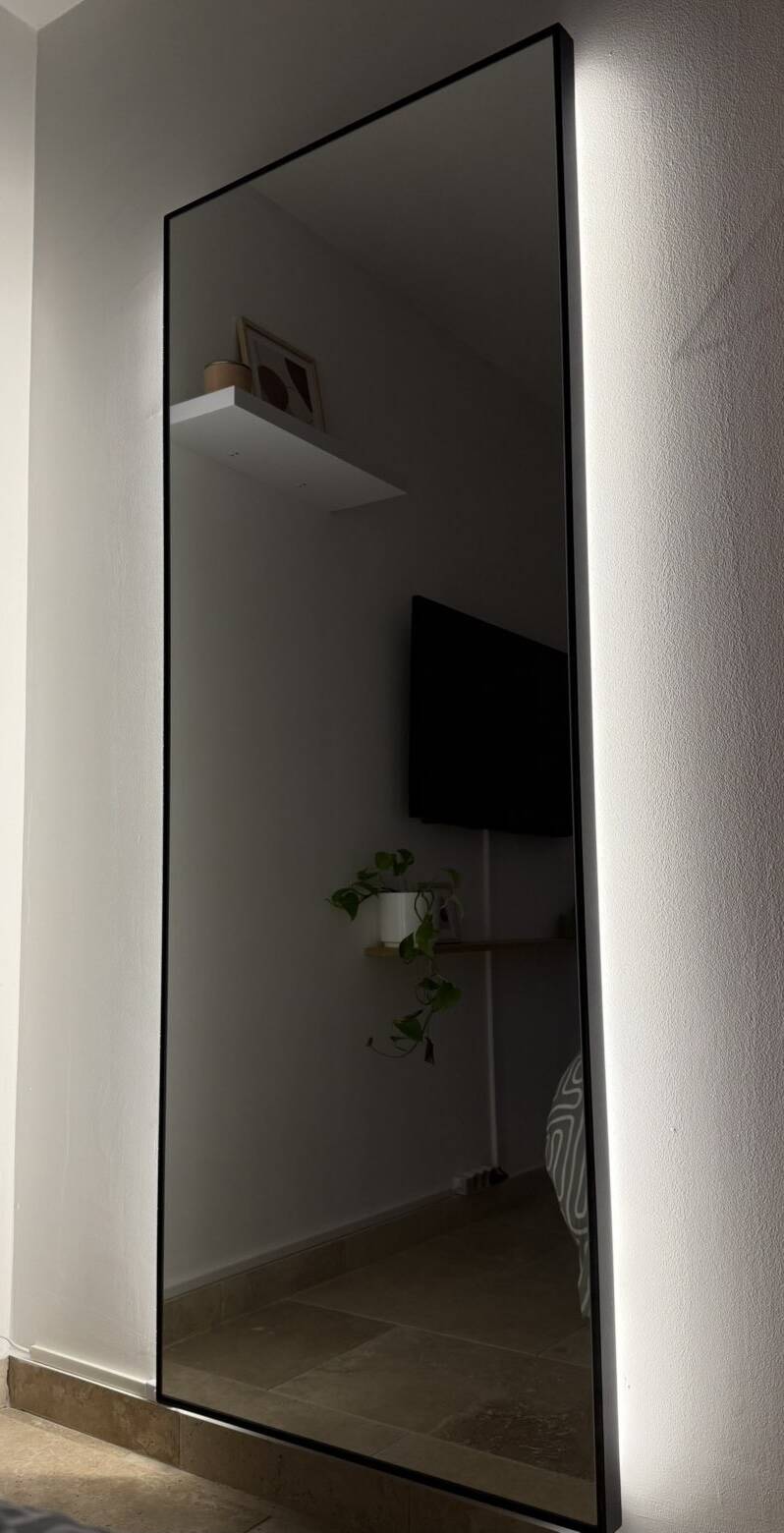 Custom wrought iron mirror