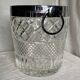Vintage 1960s cut crystal champagne (or white wine) bucket/cooler