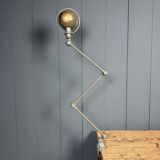 Dark grey Jielde three-arm clamp table lamp