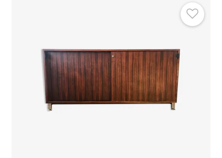 Vintage wooden sideboard 1960 1970