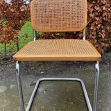 Suite of 4 vintage Chairs model Cesca designed by Marcel Breuer Design