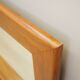 Mirror in mahogany frame, Italian design, 1970s, production: Italy