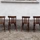Série de 4 chaises bistrot