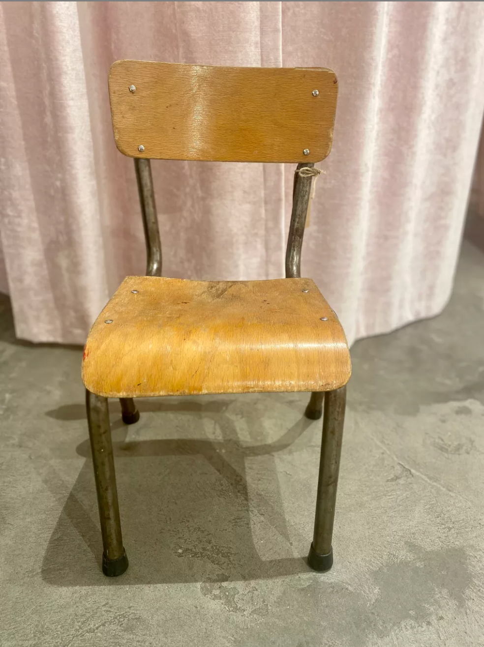 Vintage school chair for children