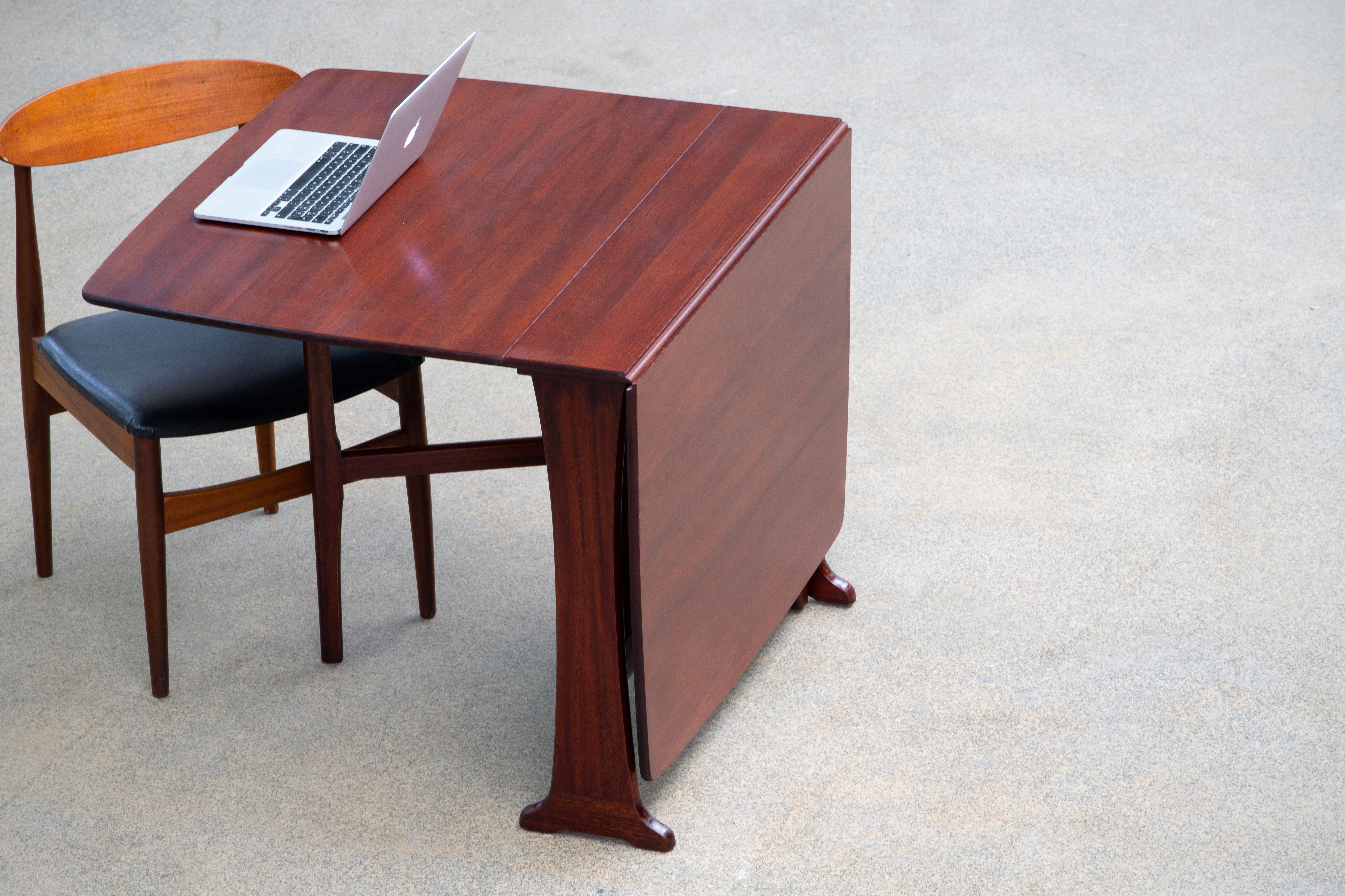 Scandinavian vintage folding table 1960