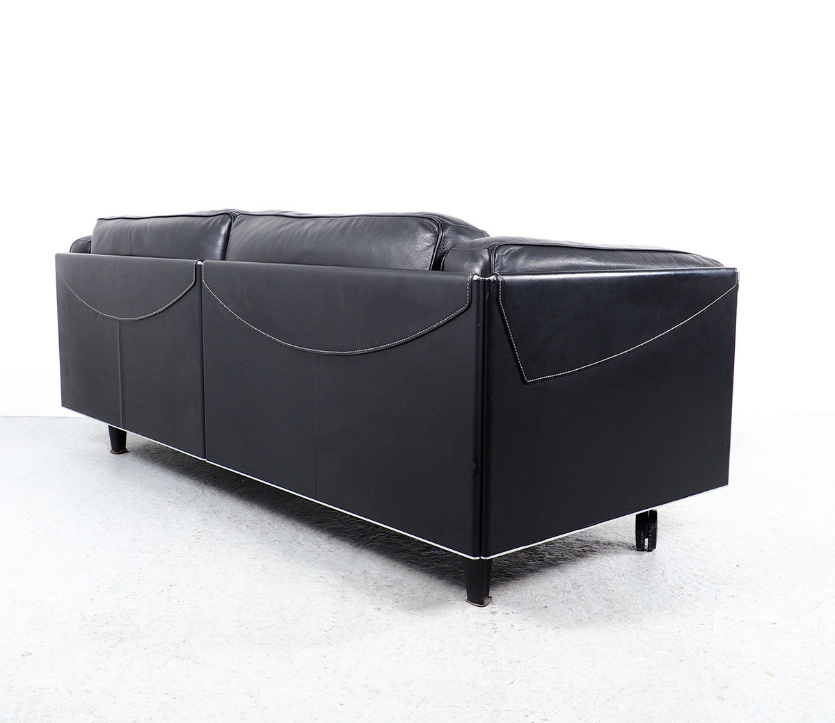 Twice 2.5-Seater Leather Sofa by Pierluigi Cerri for Poltrona Frau, 1990s