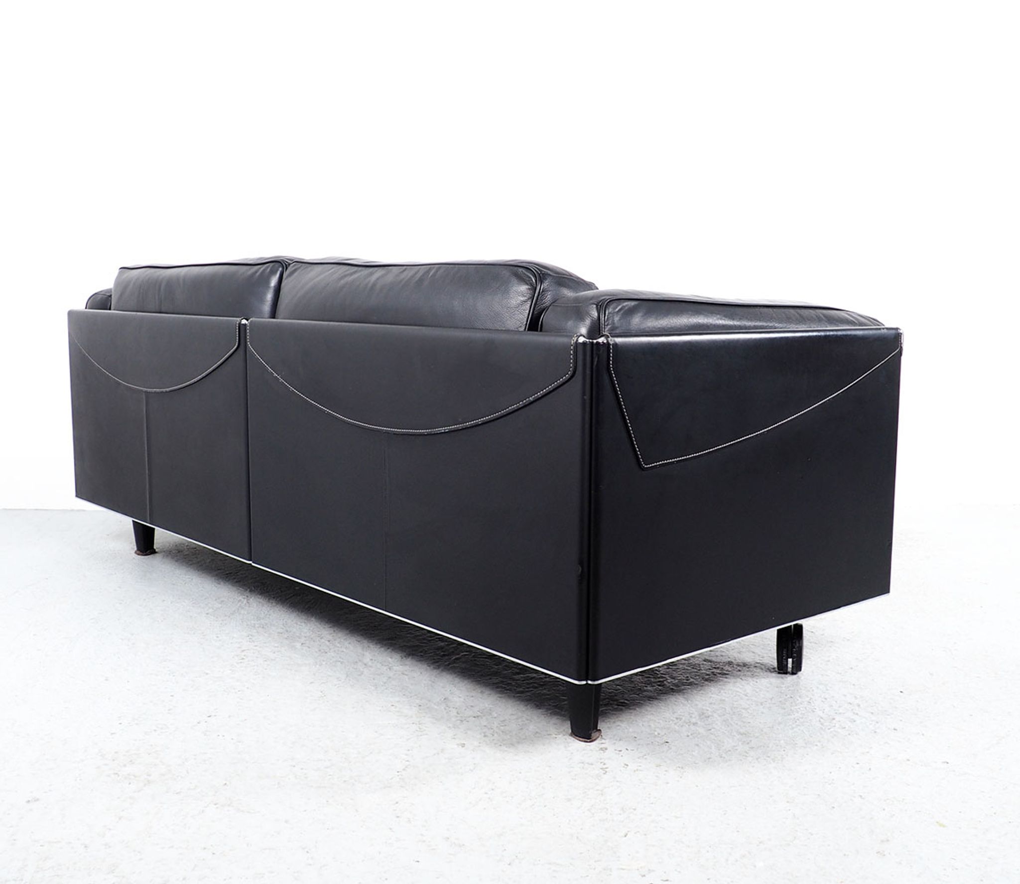 Twice 2.5-Seater Leather Sofa by Pierluigi Cerri for Poltrona Frau, 1990s