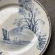 Trio d’assiettes bleues