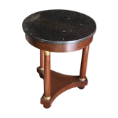 Gueridon style empire marble and bronze