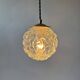 Lot of 3 old vintage round pendant lights