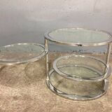 Coffee table, 4 shelves, France, circa 1980