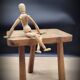 Threeod stool rectangle handle