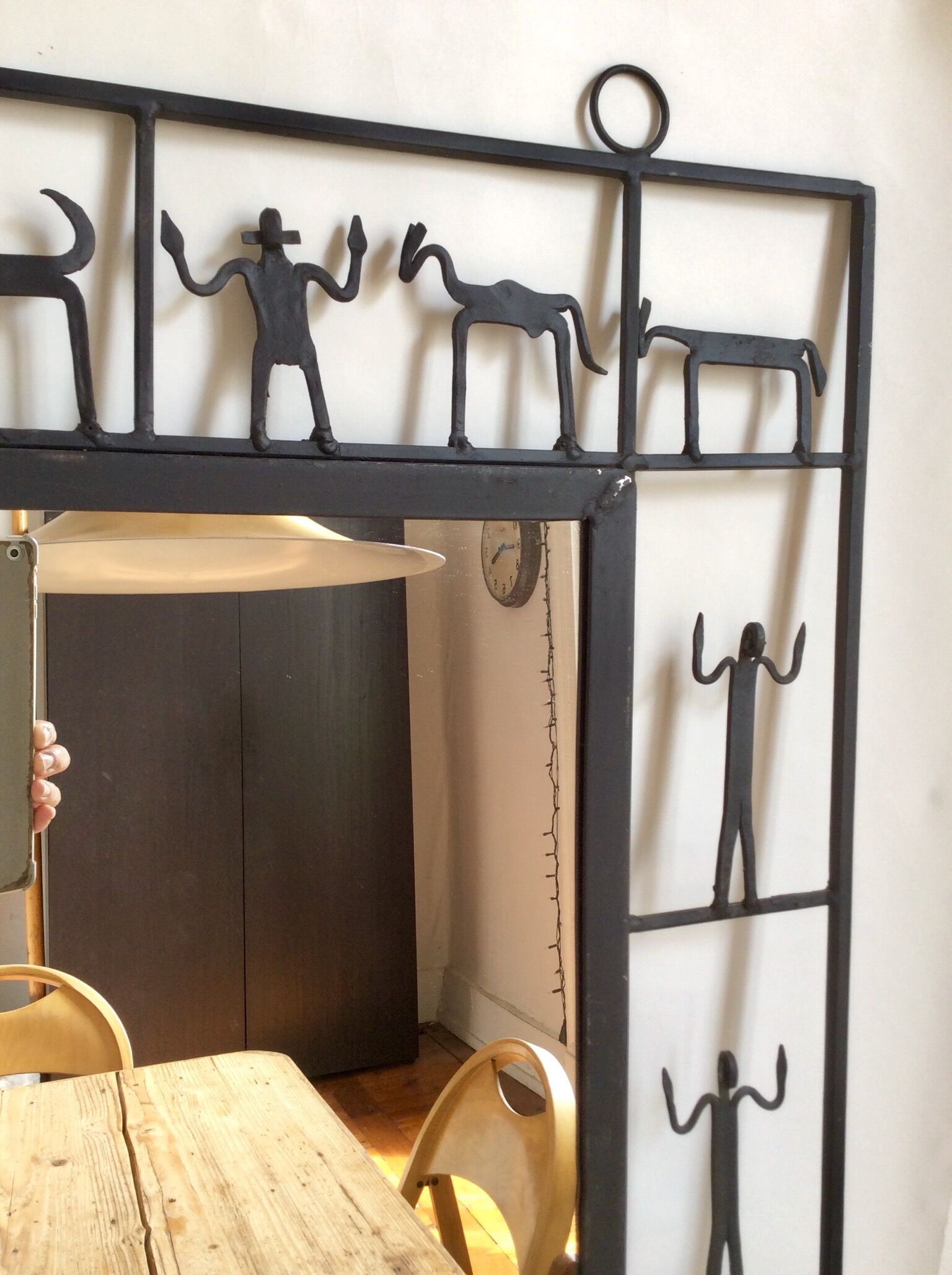 Brutal iron mirror 60x80cm