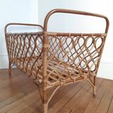 Rattan crib/child