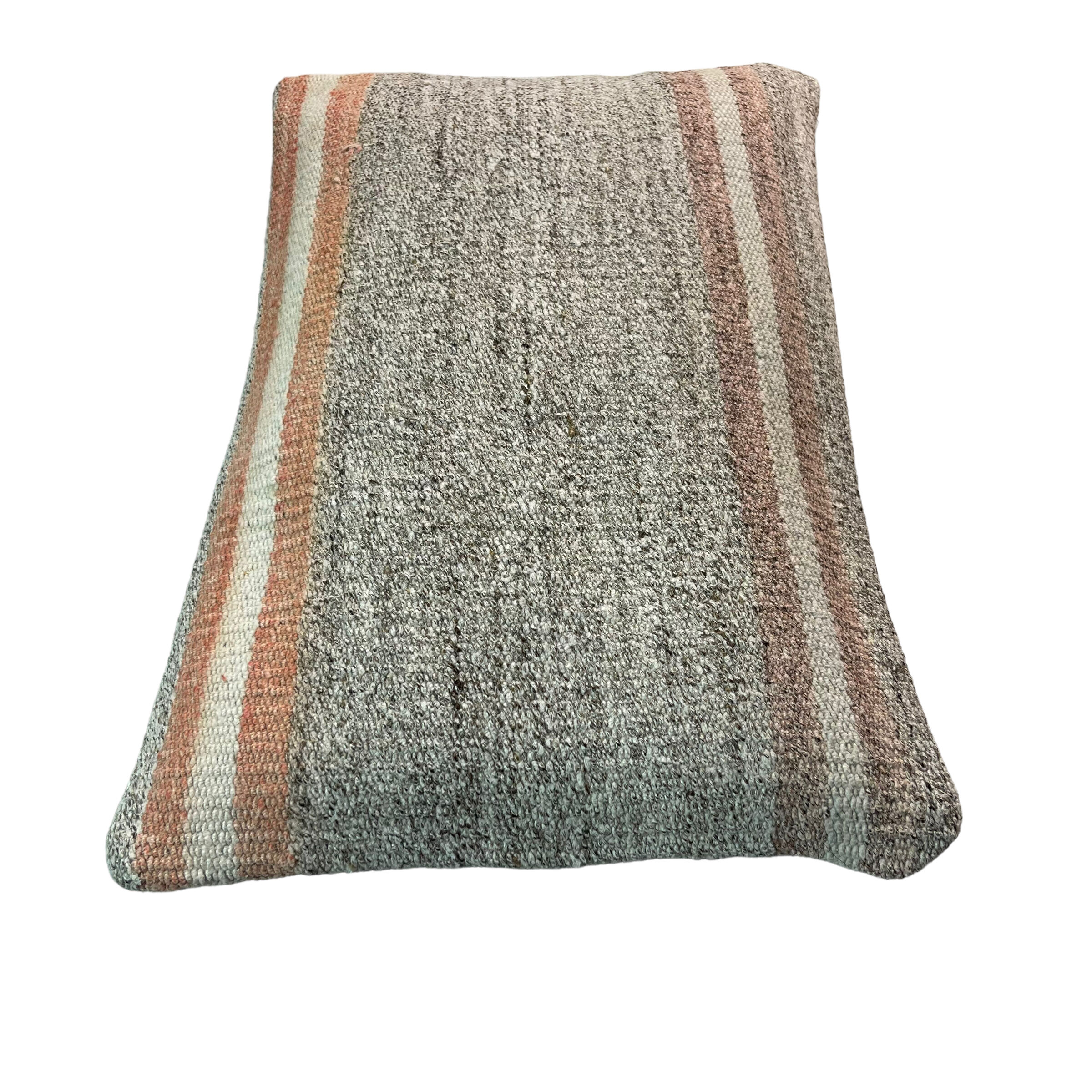 Vintage turkish kilim cushion cover 30x50cm