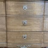 Restored Oak effect Transition style chest of drawers