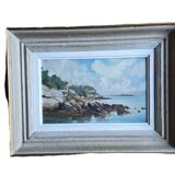 SESTON Paul Oil on Canvas Representing the Wild Coast circa 1950