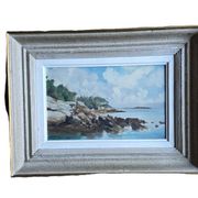 SESTON Paul Oil on Canvas Representing the Wild Coast circa 1950