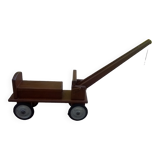 Jouet grue en bois