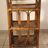 Rattan shelf