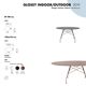 Kartell glossy xxl outdoor oval