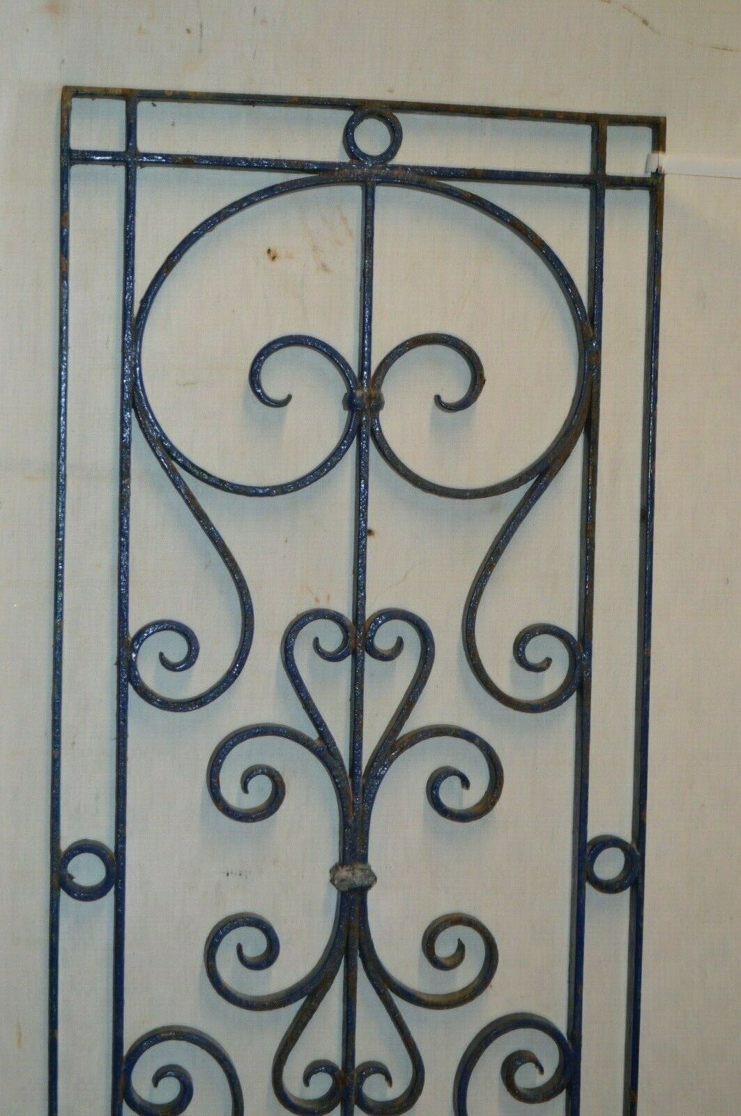 Wrought iron door grate