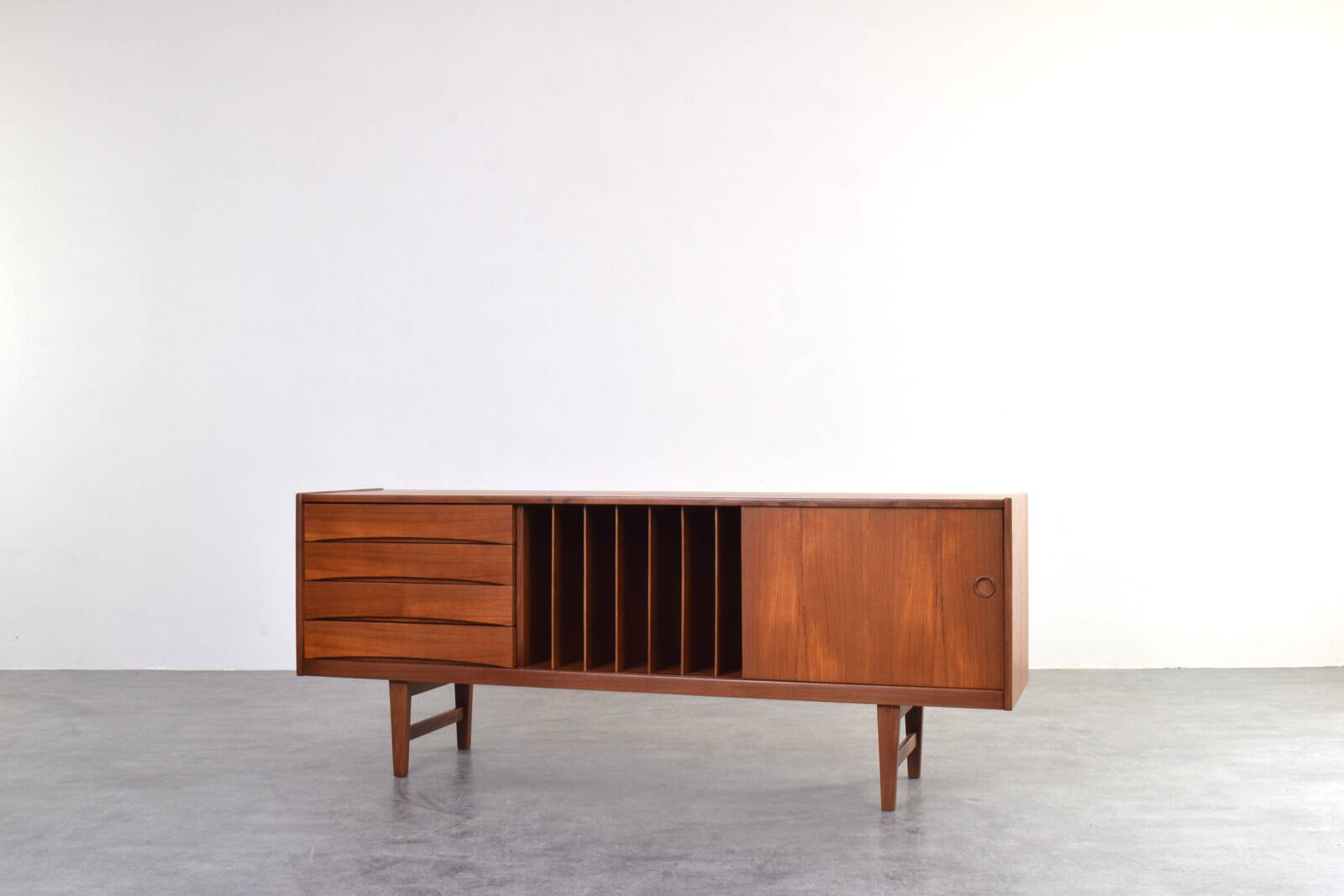 Hi-Fi sideboard in teak mid-century Ulvö by Erik Wørts for Ikea, 1960s.