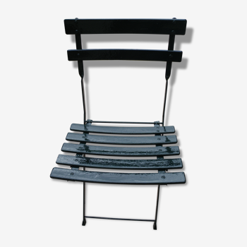 Folding garden chair in iron