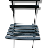 Folding garden chair in iron