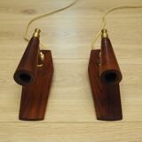 Set of two wall lamps, Danish design, 1970s, production: Denmark