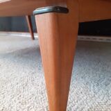 Vintage desk with compass feet around 1950