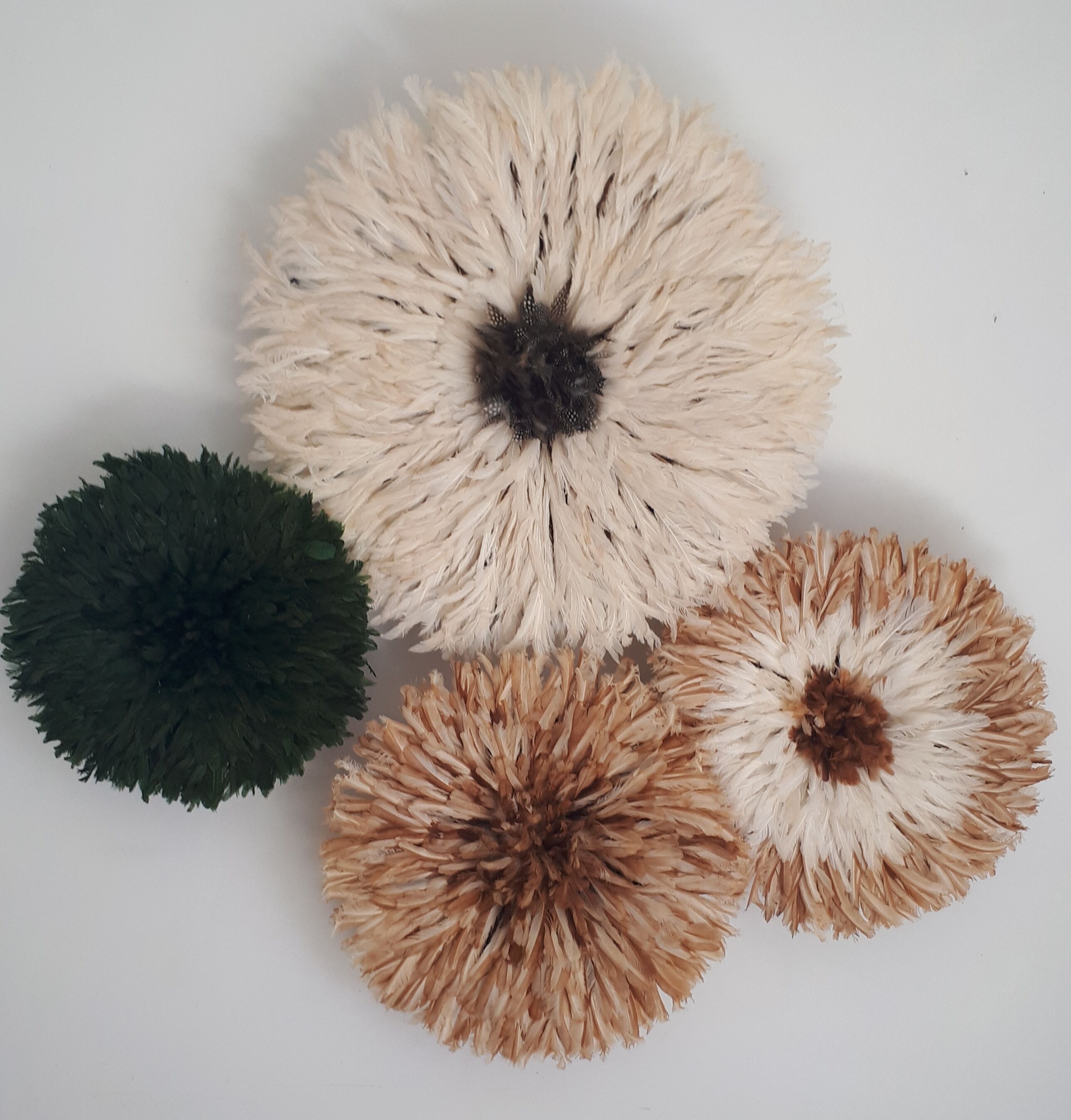 Juju hat white / black heart to peas 80/85 cm